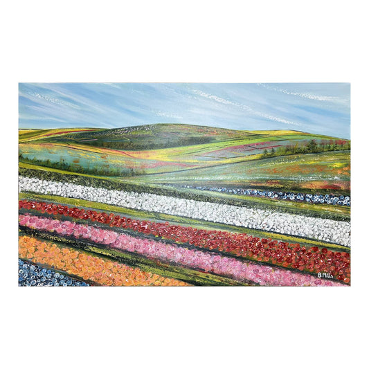 Flower Fields - Framed